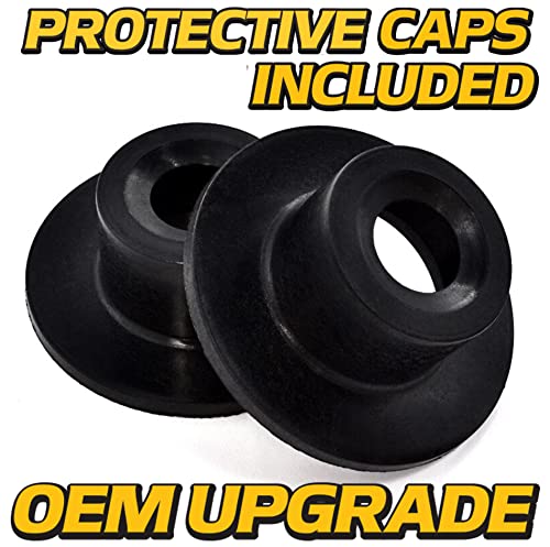 HD Switch -Improved Adjustable Steering Drag Link Kit for 436884 436885 & (2) 436887 Husqvarna Craftsman Poulan Pro 532436884/532436885/532436887, 583513301/583513401/583513501 +Plus Sector Gear Caps