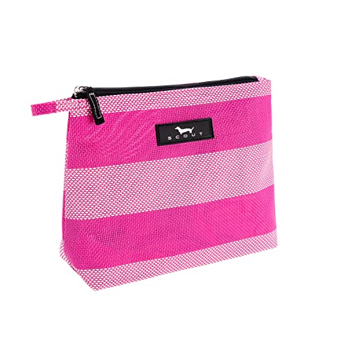 SCOUT Go Getter Pouch- Water-Resistant, Toiletry Bag - Playa Pink | Features a convenient finger loop and zips closed. Folds flat, and easily wipes clean. Perfect for the beach and pool - color: Playa Pink