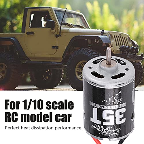 RC Crawler Motor, High Torque Sensored Brushless 1/10 Scale for Off-Road Crawling and Hobbyists Adventure Enthusiasts
