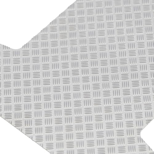 Stainless Steel Rear Body Anti-Skid Plate Board 1/18 TRX4M F-150 High Trail Crawler Truck Shell