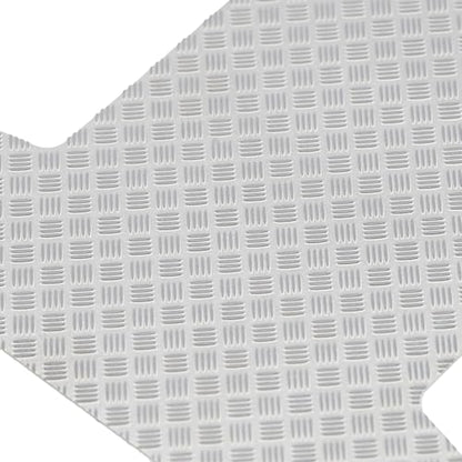 Stainless Steel Rear Body Anti-Skid Plate Board 1/18 TRX4M F-150 High Trail Crawler Truck Shell