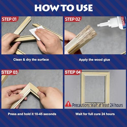 Wood Glue, Liquid Super Glue for Wood 40g | Clear Instant Cyanoacrylate Adhesive for Crafts Repair Woodworking, Furniture, Garden, DIY - style: Wood Glue