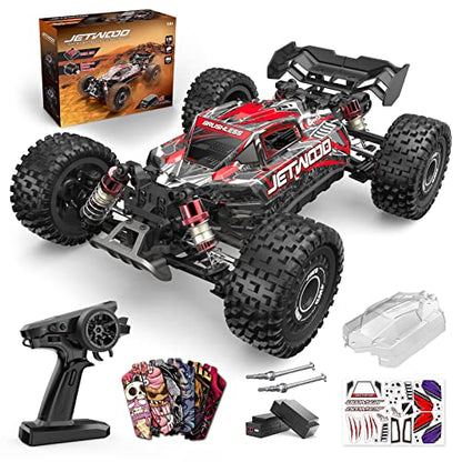 Remote Control Car 1:16 Scale with 3S 11.1V LiPo Battery Spare Parts RC Battery Chargers, 4WD RTR Brushless Fast RC Cars for Adults All Terrain, Max 42mph Off-Road Hobby Electric RC Buggy