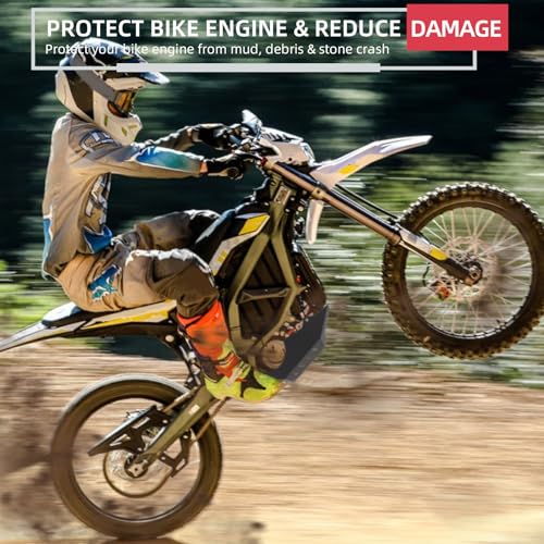 Engine Guard Skid Plate for Talaria Sting MX3 MX4 MX4 EVO/EXPER, Engine Bash Bottom Guard Cover Protector, Lower Frame Guard Replacement Engine Chassis Protection Kit for Talaria
