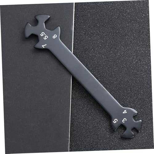 ORFOFE Multifunctional Rod Wrench Tool for Car Turnbuckles Black Adjusting Tool for Easy Use Handy for Mechanics and Enthusiasts