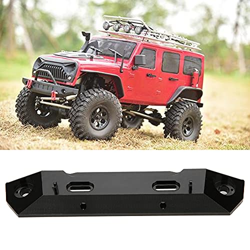 RC Aluminum Alloy Front Bumper for RGT 1/10 Truck, Front Anti - Collision Bar, Lightweight Durable Upgrade Part, Compatible with EX86100 Off - Road Rock Cruiser (Black R86025BL) - color: Black R86025bl