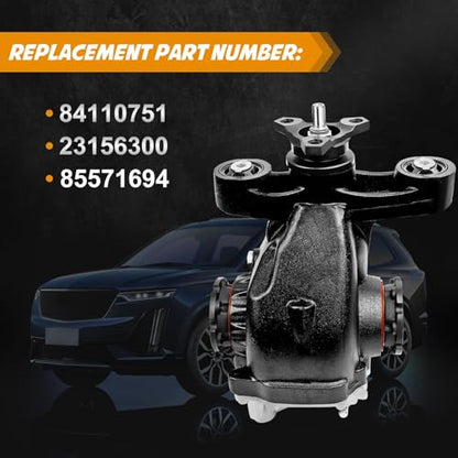 Rear Differential Assembly, Fit for Cadillac CTS 2014-2019 Models,with 2.0L Turbocharged L4 or 3.6L V6 Naturally Aspirated Engine, 3.27 Ratio AWD, Differential Axle Carrier, OE 84110751, 23156 - size: OE: 84110751, 23156
