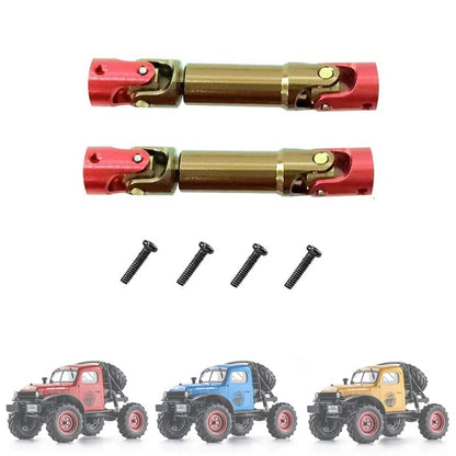1 Set Metal Drive Shaft CVD Driveshaft for FMS 1/24 FCX24 1/18 MOGRICH RC Crawler Car Parts| | - - (Color: As Shown)
