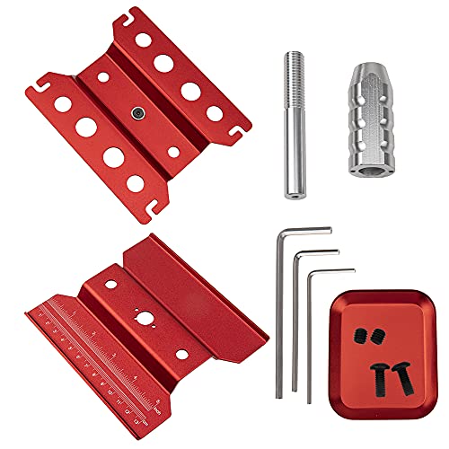 0-14mm RC Expanding Hole Puncher Opener Reamer Tool RC Body Shell Drills Tool & RC Car Work Stand Repair Workstation 360 Degree Rotation Lift with Screws Tray