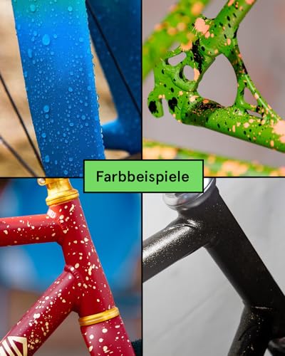 Spray.Bike Spray Paint - Black Friars (Black) | Designed Mainly for Bicycles | Multi-Use Acrylic Spray Paint for Metal, Plastic | High Coverage Bike Paint, 400ml - color: Black Friars