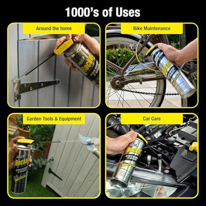 Multi-Purpose Lubricant Spray, 15.2 Fl Oz (Pack of 6) – Penetrating Oil & Anti-Corrosion Spray for Rusted Bolts, Tools, Bikes & Garden Equipment, Water-Resistant Protective Coating - size: 15 fl oz (Pack of 6)
