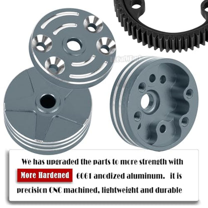 RC Differential Locker Spool Diff Case Mounts & Differential Case Upgrades Part for 1/10 Slash 2WD VXL/Stampede 2WD VXL XL-5/Rustler 2WD VXL XL-5/Bandit 2WD VXL,Titanium - color: Titanium - (Upgrades Part)