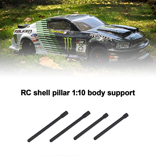 8 Pcs RC 1:10 Body Post Mounts Black Plastic Compatible with HSP 94122 94102 94123 94103 Model RC Car Replacement Parts