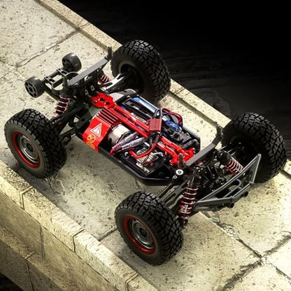 Scy 16106 1/16 Remote Control Off-Road Car AWD Rc Electric Desert Truck Light System Charging Protection Rc390 Motor 30A Esc Hobby Grade Model for Adult Hobby(Dark Gray) - color: Dark Gray