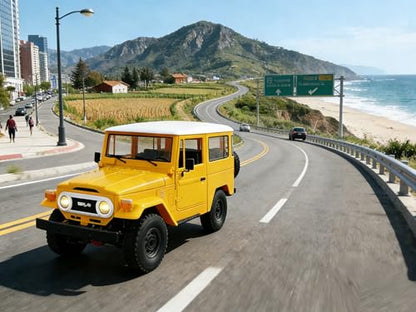 RC Rock Crawler, 2.4Ghz All Terrain Remote Control Car for Adults - color: Yellow