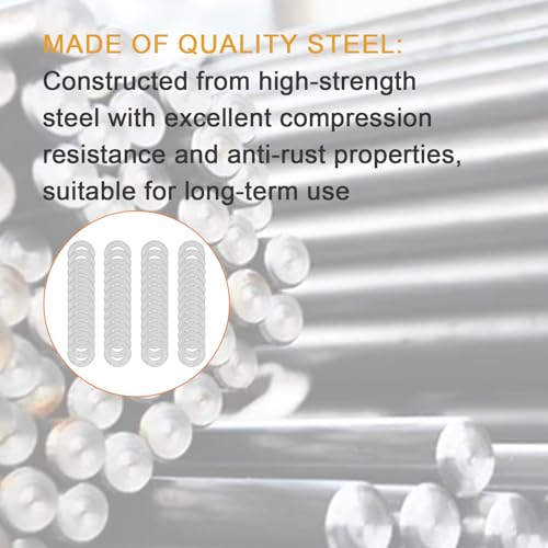 M3x6 Precision Thin Spacers for Mini Electronics,304 Stainless Steel 48pcs | Shim washer set with 0.1,0.2,0.3,0.5mm thicknesses,12 pcs each,for M3 bolts,mechanical DIY and compact component spacing - size: M3X6