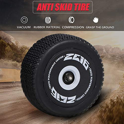 GoolRC WLtoys 124018 RC Car, 1/12 Scale 2.4GHz Remote Control Car, 4WD 60km/h High Speed Racing Car, Off-Road Buggy Drift Car RTR with Aluminum Alloy Chassis, Zinc Alloy Gear and 1 Battery - size: 1 battery