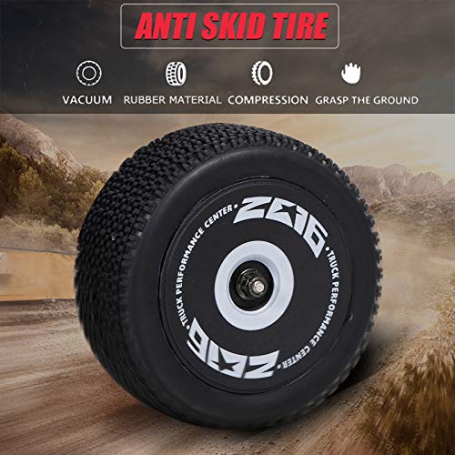 GoolRC WLtoys 124018 RC Car, 1/12 Scale 2.4GHz Remote Control Car, 4WD 60km/h High Speed Racing Car, Off-Road Buggy Drift Car RTR with Aluminum Alloy Chassis, Zinc Alloy Gear and 1 Battery - size: 1 battery