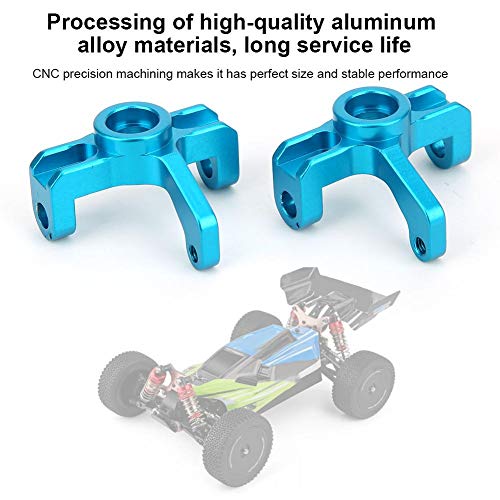 Vbest life Metal Steering Carrier Knuckle,2pcs Aluminum Alloy Left Right RC Car Upgrade Spare Part Compatible with Wltoys 1/14 144001 RC Car