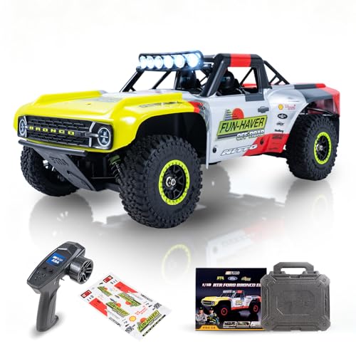 FCXㅤ FMS 1/18 Ford Bronco U4 S Brushless RC Truck, Hobby RC Crawler with Remote Controlled Lighting, Cooling System 4WD Drivetrain RC Crawler for Adults, Brushless (RS 2024) - color: Rs 2024