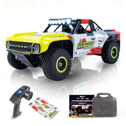 FCXㅤ FMS 1/18 Ford Bronco U4 S Brushless RC Truck, Hobby RC Crawler with Remote Controlled Lighting, Cooling System 4WD Drivetrain RC Crawler for Adults, Brushless (RS 2024) - color: Rs 2024