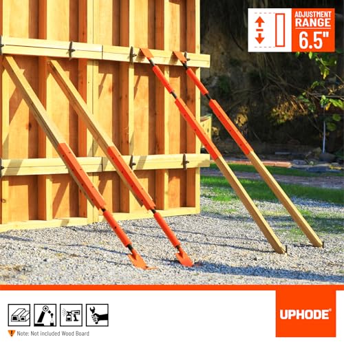 Heavy Duty Concrete Turnbuckle Form Aligner(Length: 33.2"-40")-Adjustable Wall Concrete Brace Premium Steel 2Pack