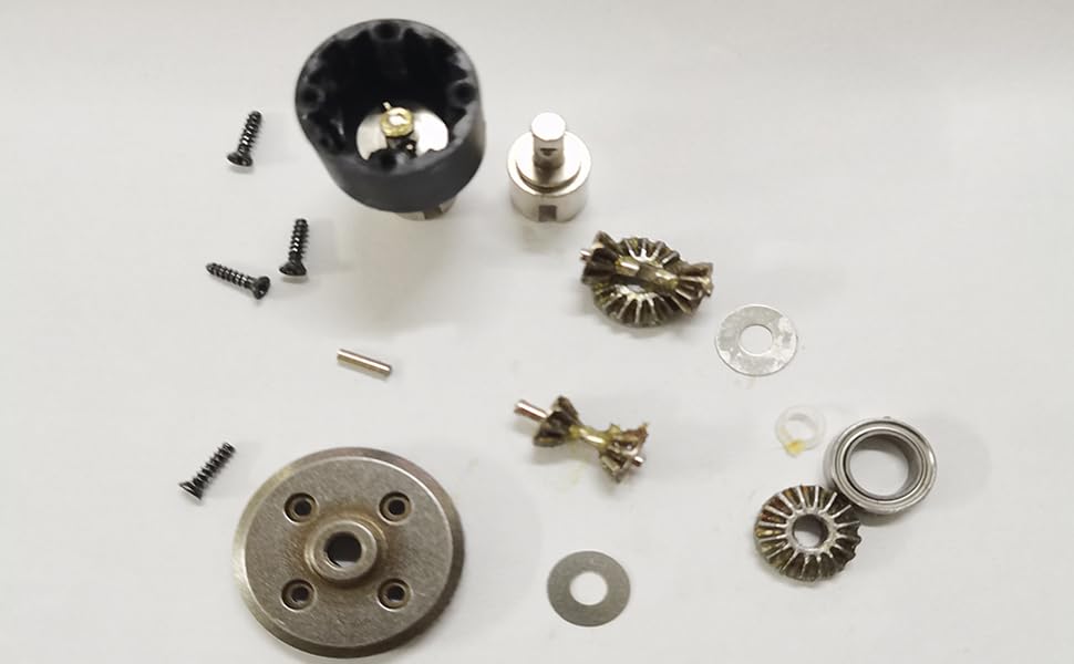 Metal Differential Upgrade Parts M16018 for HAIBOXING HBX 16889 16889A 16890 16890A SG1601 SG1602 1/16 RC Car Accessories