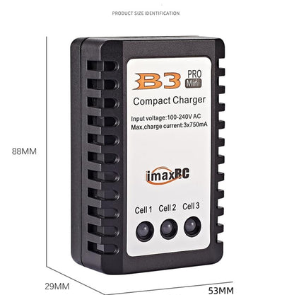 B3 RC LiPo 2S-3S Battery Balancer Charger 7.4V-11.1V RC Pro Compact Charger B3AC
