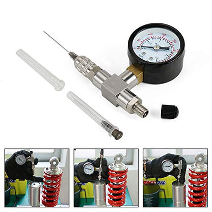 NICECNC 350PSI Shock Nitrogen Needle Fill Tool Compatible with Yamaha YZX,RZR's,Compatible with Arctic Cat,Compatible with Ohlins,Compatible with Raptor Truck Shocks,Snowmobile Shocks,See Fitment!
