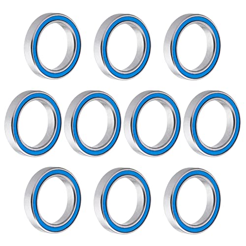 Professional RC Ball Bearings Double Rubber Sealed for Traxxas Arrma Axial Team Associated Losi Redcat Racing RC4WD Tamiya HPI (10-Pack) (15x21x4mm) - size: 15x21x4mm