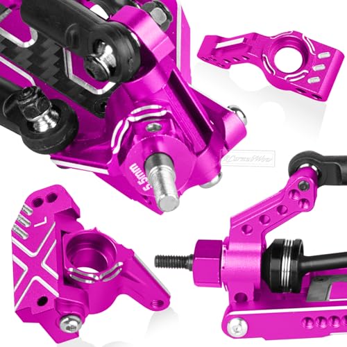 RC Upgrades Part for 1/10 Slash 2WD,Driveshafts,Shock Absorbers &Suspension Arms &Turnbuckles Links&Caster Blocks &Steering Block &Stub Axle Carriers &Shock Towers &Bulkhead,Pink - color: Pink(2wd)