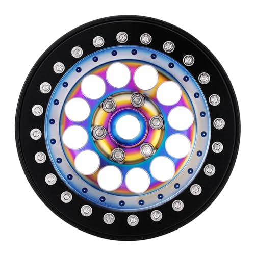 INJORA 224g Brass & Aluminum -10mm Offset Wheel for 1/10 RC Crawler (W2257)