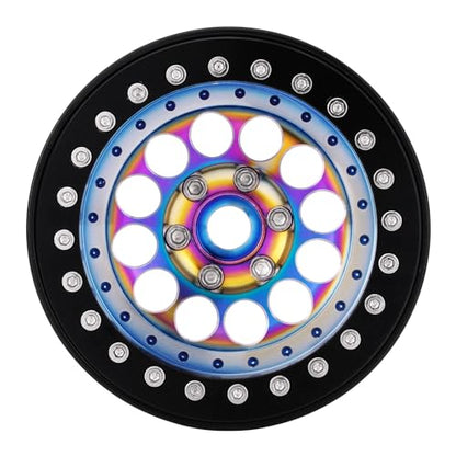 INJORA 224g Brass & Aluminum -10mm Offset Wheel for 1/10 RC Crawler (W2257)