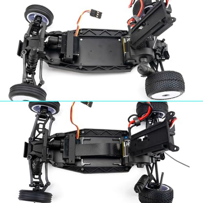 RC Car Aluminum Alloy Battery Tray Holder for 1/24 Buggy Losi Micro-B Upgrade