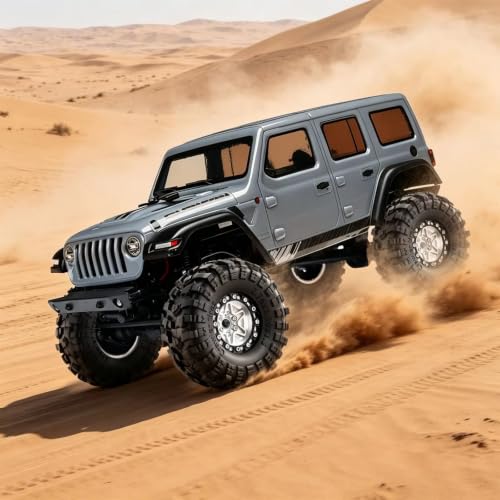 1.3Inch Beadlock Rim Tire Upgrades for Axial for SCX24 AX24 1/24 | RC Car Upgrades Modify Repair Parts metal beadlock rims rubber mud tires reliable off-road traction(Titanium) - color: Titanium