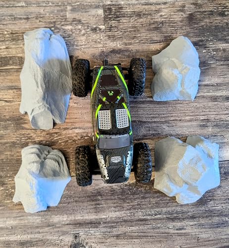 RC Crawler Rock Obstacles 1/18th 1/24th scale trucks (Gray) - Made in the USA
