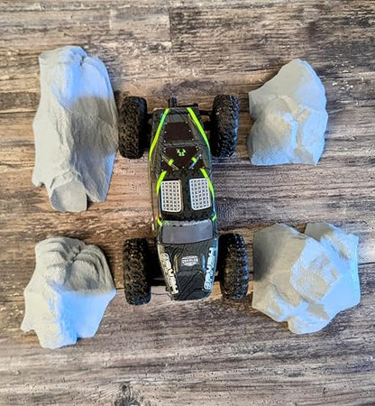 RC Crawler Rock Obstacles 1/18th 1/24th scale trucks (Gray) - Made in the USA