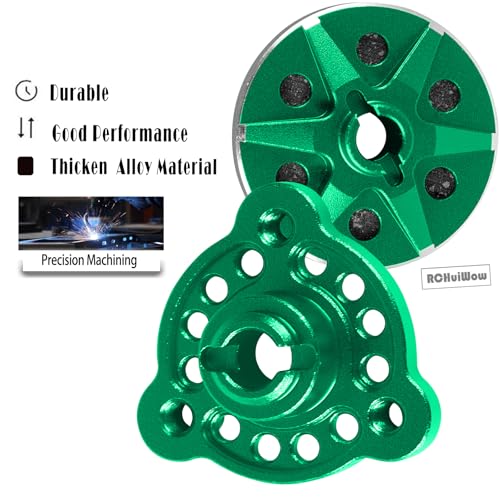 RC Transmission Gear &48P 86T w/19T 21T 23T Pinions &Slipper Clutch &Pressure Plate &Slipper Rebuild Kit Upgrades Part for 1/10 2WD Slash/Rustler/Stampede/Bandit 2WD(VXL) RC Car,Green - color: Green(1set)