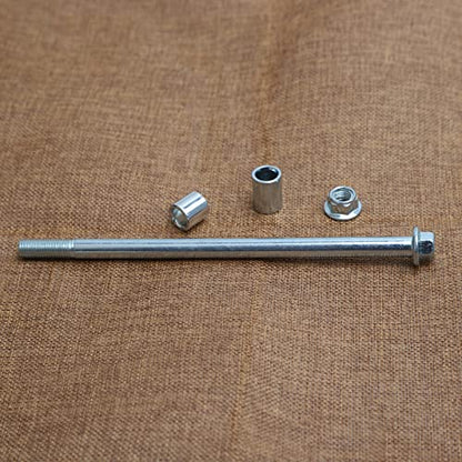 Mokuo 10mm 190mm Front Rear Axle with Bushing 6mm 15mm 20mm Fit for Motorcycle Pit Dirt Bike Moped Scooter QUAD ATV Mini Bike Parts - size: 10-190