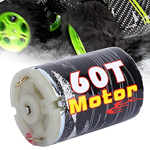 540 Brushed Motor Spare Part Accessory for 1/10 RC Car Boat Model, High - Purity Copper Windings with Super Large Bearing, Precisely Balanced Rotor for Stable Performance (M540-60T) - size: M540-60T