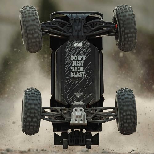 ARRMA RC Truck 1/8 Notorious 4X4 6S BLX BRUSHLESS V6 Stunt Truck RTR (Battery and Charger Not Included), (Black), ARA8611V6T1 - color: Black