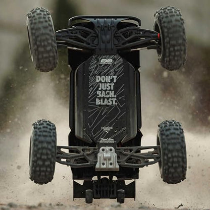 ARRMA RC Truck 1/8 Notorious 4X4 6S BLX BRUSHLESS V6 Stunt Truck RTR (Battery and Charger Not Included), (Black), ARA8611V6T1 - color: Black