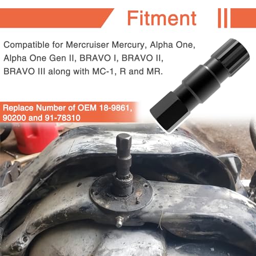 Hinge Pin Tool Compatible for Alpha One Gen II Bravo I II & III and Mercruiser Mercury Replace of 18-9861 and 91-78310