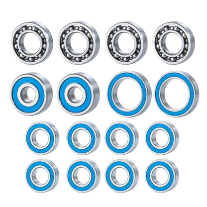 Bearing Kit for Axial for SCX-10.2 Ar44 for Axles SCX10 II 1/10 RC Crawler Car Bearing Parts rc Modified Pieces 16PCS Kit