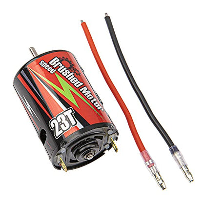 RC Motor 23T 540 Brushed Motor Shaft 3.175mm Compatible with Axial SCX10 AXI03007 90046 Traxxas TRX4 D90 MST Tamiya CC01 1/10 RC Crawler Short Truck Car