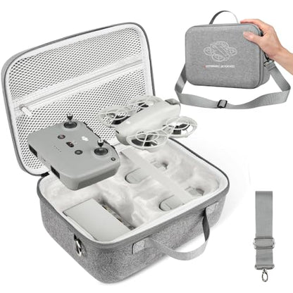 GAGITERVR N3 Neo Drone Hard Carrying Case Compatible with DJI Neo Drone Fly More Combo- 6 Flight Batteries, RC-N3/N2, Charging Hub & Accessories, Portable Protection Shoulder Strap for Travel Storage - size: For 6 Batteries/RCN3/Charging Hub