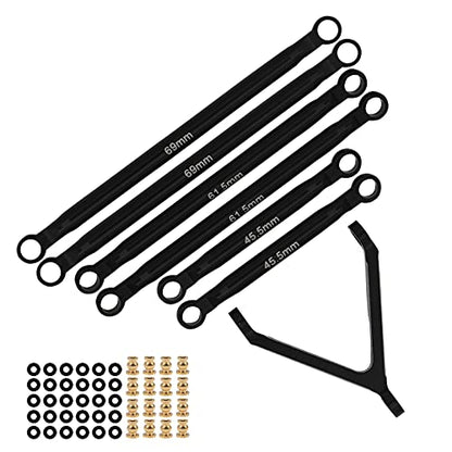 RC Special Pull Rod kit Linkage Tie Rod Link Compatible with Axial SCX24 AXI90081 AXIO0004 1/24 RC Crawler Car Truck
