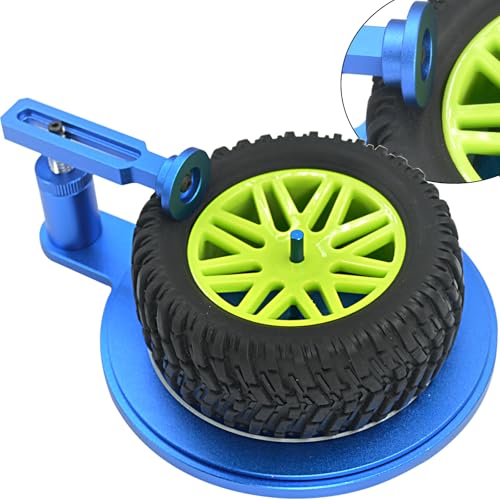 RC Car Tire Mounting Tool - Multi-Functional Tire Adhesive Kit - Blue - color: Blue
