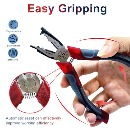 Chain Joining Tool Pliers for Beaded Ball Chain Cutting and Joining - Splicing Combination Tool for #10 Metal Chain
