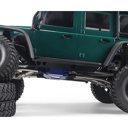 TRX4M Drive Shaft Steel Front Rear Center Shaft for TRX4-M Defender Bronco 1/18 RC Crawler Upgrade Parts 2PCS (Black)